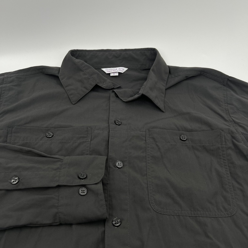 Clothing Arts Shirt Mens S Cubed M Button Down Long Sleeve Pick Pocket Proof EUC